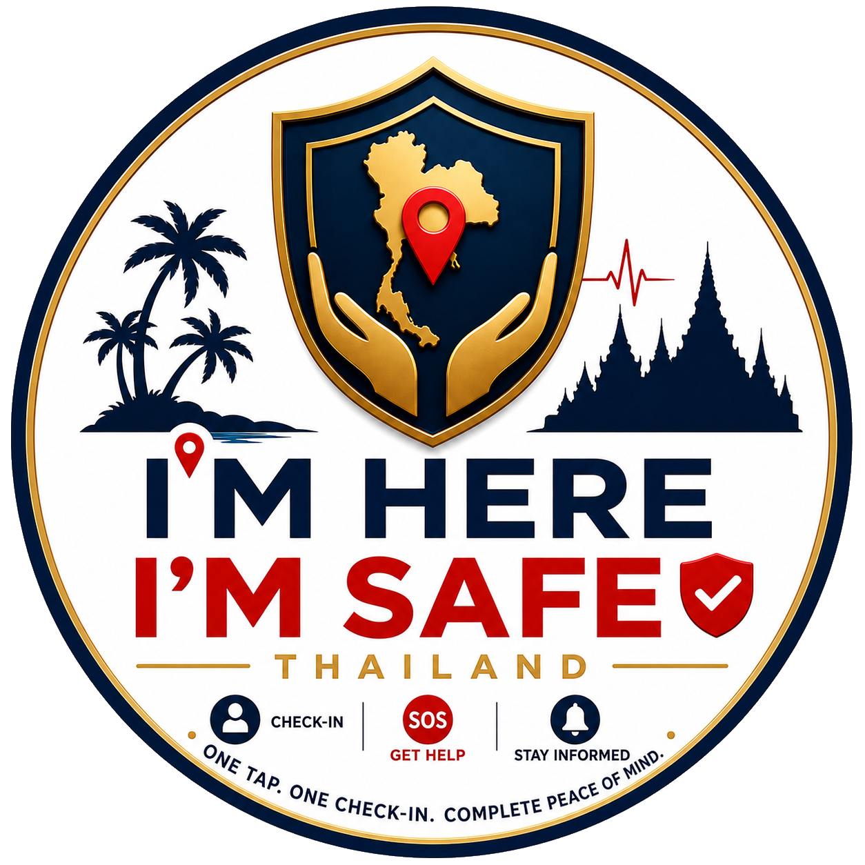I'm Here, I'm Safe — Thailand logo